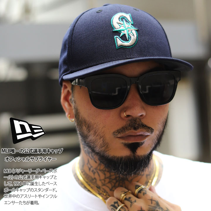 ニューエラ NEW ERA キャップ シアトル マリナーズ メンズ 春夏秋冬用 紺 大きいサイズ MLB S ロゴ LP 59Fifty 帽子 cap 浅め カーブバイザー フィッテッドキャップ プロモデル b系 ヒップホップ ファッション ストリート系 ハイ ブランド 2024 新作 13554930