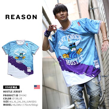 b系 ヒップホップ ストリート系 ファッション 服 メンズ レディース ゲームシャツ 【S9-042】 リーズン REASON フットボールシャツ ホッケーシャツ 半袖 ジャージ 切替 刺繍 ビッグシルエット ケミカルウォッシュ 大きいサイズ 正規品 02P03Dec16【楽ギフ_包装】