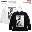 リーズン REASON ロンT 長袖 メンズ レディース 男女兼用 白 黒 L XL 2L LL 2XL 3L XXL 3XL 4L XXXL 大きいサイズ b系 ヒップホップ ストリート系 ファッション ブランド 服 かっこいい おしゃれ イギリス雑誌 Penthouse ペントハウス 限定コラボ 袖ロゴ BOXロゴ U1-324