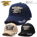 ネイビーシールズ ローキャップ キャップ 春夏秋冬用 黒/カーキ/紺 零 ZERO 帽子 ボールキャップ CAP SEALTEAM 米軍 アメリカ海軍 特殊部隊...