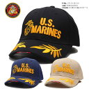 アメリカ海兵隊 キャップ ローキャップ 黒/カーキ/紺 零 ZERO 帽子 ボールキャップ CAP US MARINES USMC 米軍 アメリカ海軍 アメリカ 海兵隊 紋章 エンブレム ロゴ モール 刺繍 ミリタリーキャップ ZR-CA-SB-010