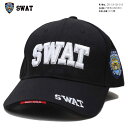 SWAT キャップ ローキャップ 春夏秋冬用 黒 零 ZERO 帽子 ボールキャップ CAP NYPD ニューヨーク市警察 ニューヨーク市警 ロゴ 刺繍 ワッペ...