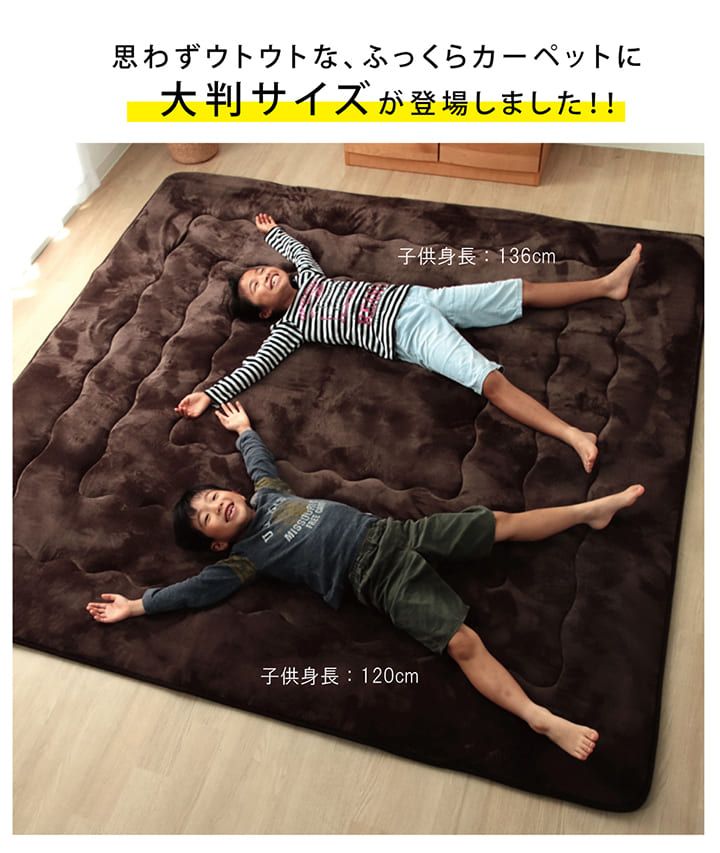 ラグ こたつ敷き布団 長方形大 幅広ラグ 約220×300cm[13] [2]