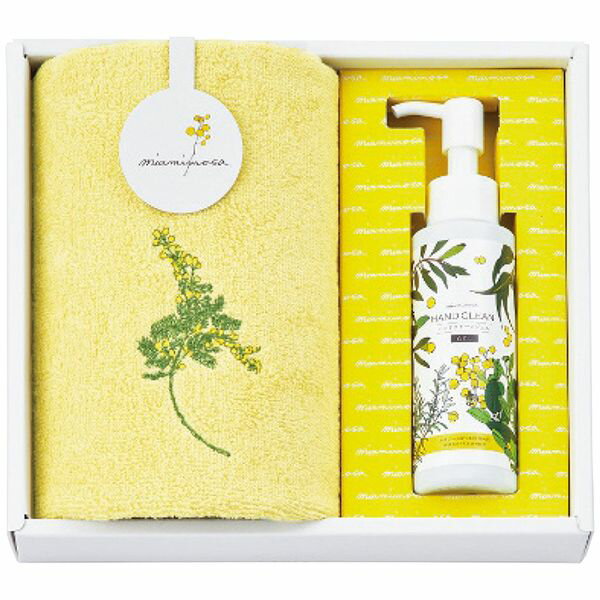 樂天商城 - オオタ ミアミモザ ウォッシュタオル＆ハンドクリーンジェルセット MMC10300C（クリーム） ギフト 贈り物 送料無料[24]