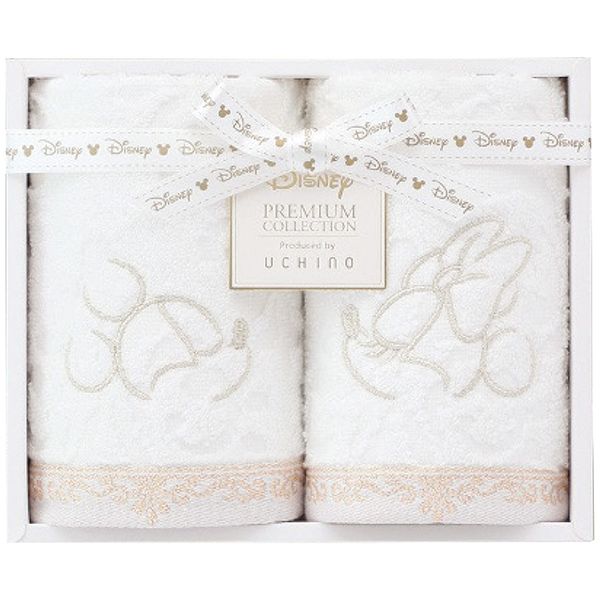 内野 ディズニー プレミアム ウォッシュタオル2枚セット WG20876 ギフト 贈り物 送料無料[24]