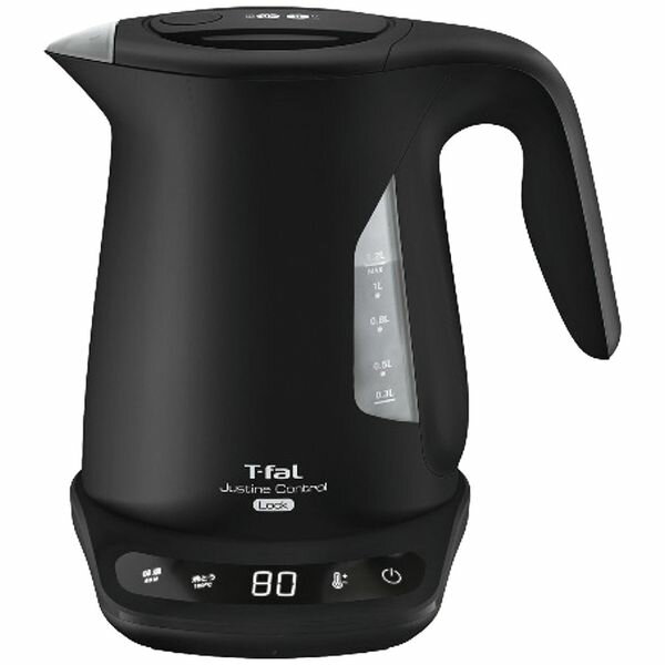 グループセブ　ジャパン ティファール ジャスティンロック コントロール 電気ケトル1.2l KO823NJP（ブラック） ギフト 贈り物 送料無料[24]