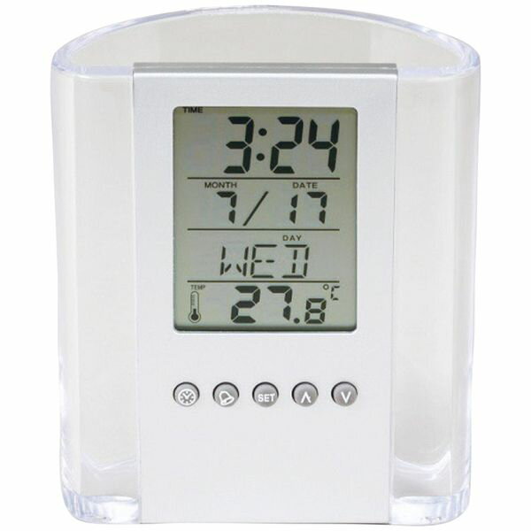 ナニワインターナショナル カレンダークロックペン立て付 SC-1413 ギフト 贈り物 送料無料[24]