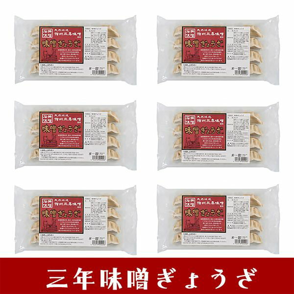 石井味噌 三年味噌ぎょうざ（6トレー） ASPG06 ギフト 贈り物 送料無料 【産直】[24]