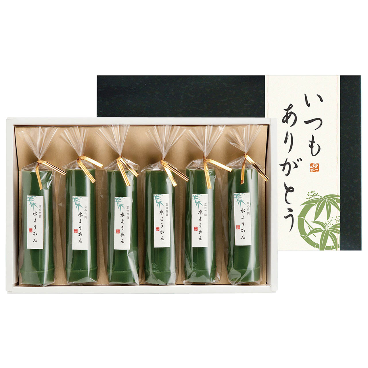 (株)ヤバケイ 京都 萬屋琳窕 父の日 京の竹筒水ようかん 