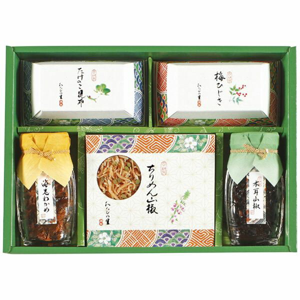 京・料亭　わらびの里 京楽味 佃煮詰合せ わ ギフト 贈り物 送料無料 S-30D【産直】[24]