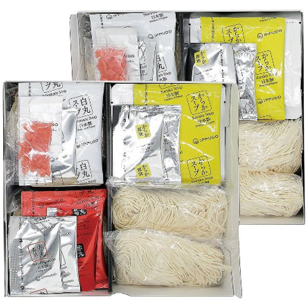 组合, 礼盒 - 博多一風堂 一風堂博多絹ごしラーメンセットF 6993 お中元 贈り物 送料無料 【産直】[24]