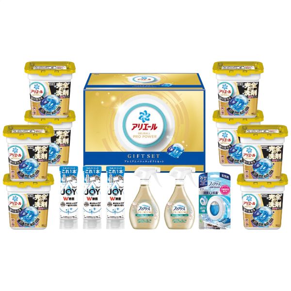 P＆G アリエールジェルボールプレミアムバラエティギフトセット ギフト お歳暮 送料無料 PGPV-100EB【産直】[24]