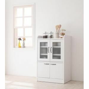 Cabinet - ミニキッチン収納シリーズ【amitie】アミティエ　ミニ食器棚 [00]