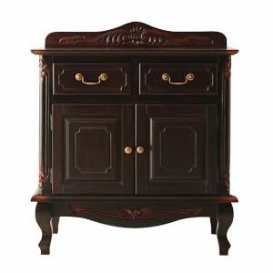 フレンチアンティーク調クラシック家具シリーズ【vertu】ヴェルテュ　キャビネット75[00]