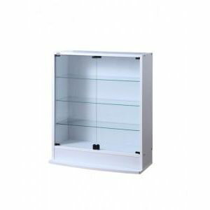 コレクションラック ワイド 本体 両開きタイプ 高さ96 奥行29[00]