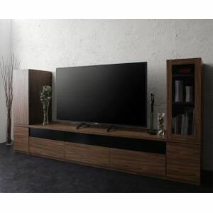 キャビネットが選べるテレビボードシリーズ add9 アドナイン 3点セット(テレビボード+キャビネット×2) 木扉＆ガラス扉 W180[00]