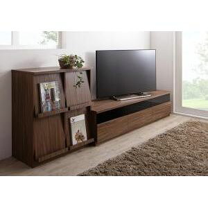 リビングボードが選べるテレビ台シリーズ TV-line テレビライン 2点セット(テレビボード＋フラップチェスト) 幅180[00]