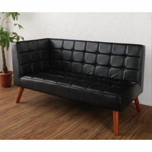 古木風 ヴィンテージ カフェスタイル リビングダイニング TOLD トルド ダイニングソファ 右アーム 2P[00]