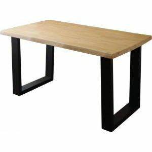 天然木無垢材ヴィンテージデザインダイニング NELL ネル ダイニングテーブル W140(単品)[00]