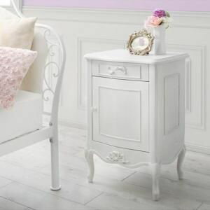 オトナ女子にもぴったりなクラシカルプリンセスベッドシリーズ Couronne クロンヌ サイドテーブル W40[00]