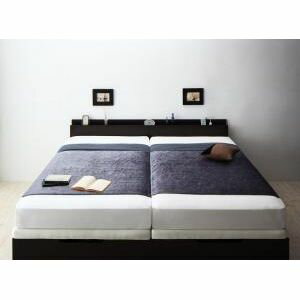 【ポイント4倍】組立設置付 大型跳ね上げすのこベッド S-Breath エスブレス 薄型プレミアムポケットコイルマットレス付き 縦開き ワイドK200 レギュラー[H1][00]