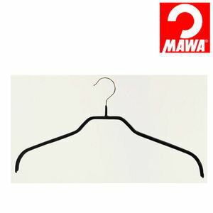 ●ポイント4．5倍●10本セット マワハンガー 滑らないハンガー レディースハンガー ブラック【代引不可】 [01]