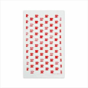 北欧　デザイナーズ　キッチンクロス　綿　カップ　レッド【代引不可】 [01]