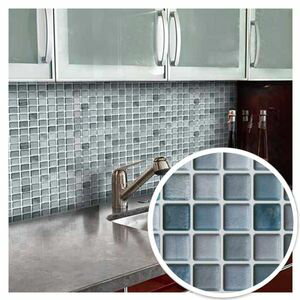 モザイクタイルシール クリアグレー MT-001【代引不可】 [01]