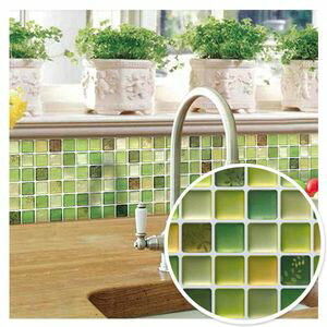 モザイクタイルシール クリアグリーン MT-003【代引不可】 [01]