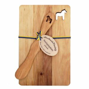 スカンジナビスク・ヘムスロイド　カッティングボード＆バターナイフ　ホース　0129-004【代引不可】 [..