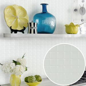 モザイクタイルシール ホワイト MT-007 【代引不可】 [01]