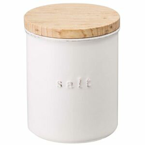 【ポイント5倍】陶器キャニスター　トスカ　ソルト　ホワイト　3427　tosca【代引不可】 [01]