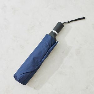 ●ポイント10倍●折りたたみ傘　晴雨兼用　軸をずらした傘　シェアリー　Sharely　ネイビー　【代引不可】 [01]