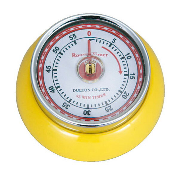 キッチンタイマー　ウィズ　マグネット　YL　100−189YL　【代引不可】 [01]