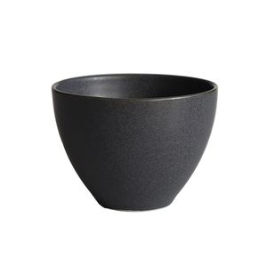 結 美濃焼 湯呑み 140ml 墨 30604 [01]