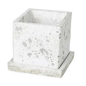 DULTON ソリッドプランター　キューブS ラフグレー A655-758SRG　DULTON　ダルトン[01]