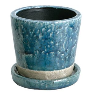 DULTON グレーズドポット　M ミッドナイトブルー CH13-G476MBL　DULTON　ダルトン[01]