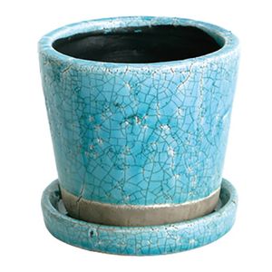 DULTON グレーズドポット　M ターコイズ CH13-G476TQ　DULTON　ダルトン[01]