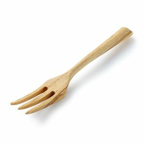 フォーク 19cm 栗の木 天然木 カトラリー 若兆[01]