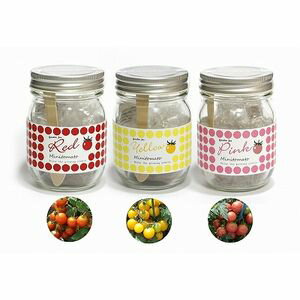 【ポイント5倍】Garden Jar ガーデン・ジャー　3色トマト　栽培キット　栽培セット【代引不可】[02]