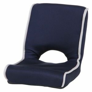 低反発座椅子 ショコラ メッシュ ネイビー （入数：4点）[09]