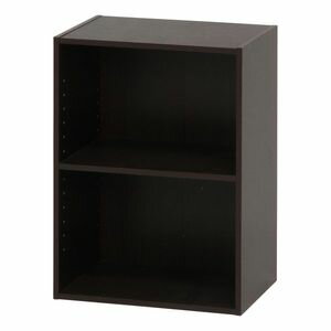 カラーボックス 可動棚2段 BR ブラウン （入数：2点）[09]