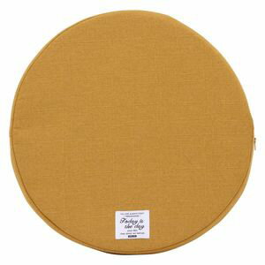 ザルツ低反発ラウンドクッション マスタード （入数：10点）[09]