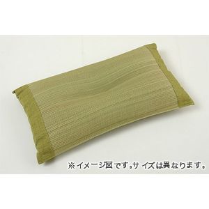 【ポイント4倍】枕 まくら い草 高さが調整できる さらさら 消臭 シンプル 無地 平枕 約50×30cm グリーン 1121670126301 [13]