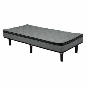Single - ポケットコイルマットレスベッド KMB-3108GY (約)幅95×奥行195×高さ46cm [23]