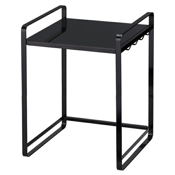 伸縮レンジラック タワー ブラック tower【代引不可】 [01] [2]