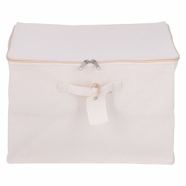 魅セル収納ボックス 蓋付 アイボリー (入数:6点)[09]