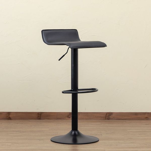 バーチェア PVC 単色カラー ABK/AWH バーチェア カウンターチェア 回転 1人掛け PVC 座面合成皮革 インテリア ナチュラル テイスト 新生活 [33]