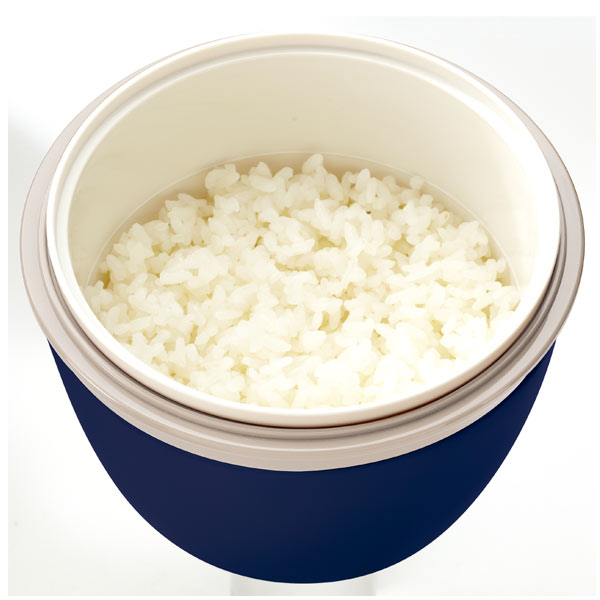 ●ポイント5倍●保温弁当箱　ランタス　カフェ丼ランチ　800ml　ステンレス製　ネイビー　HLB-CD800　LUNTUS【代引不可】 [01]