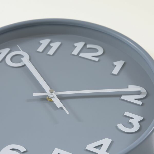 掛時計 スピカ2 Φ30 スカイグレー （入数：3点）[09]